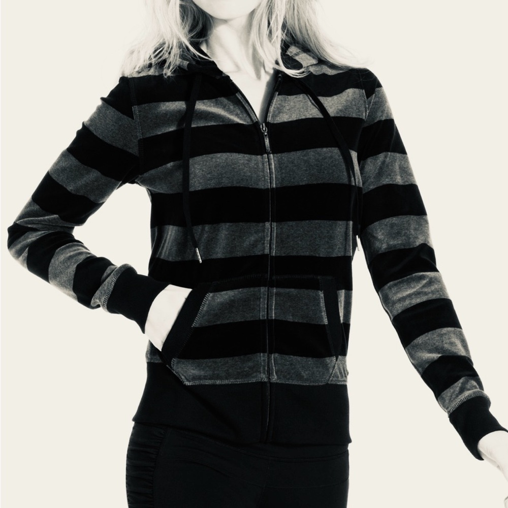 Calvin Klein Striped Hoodie Size Small